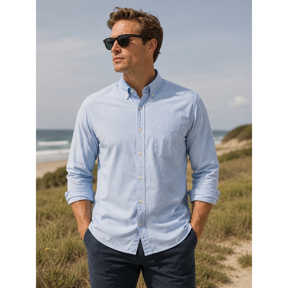 Vineyard Vines OTG On-The-Go Performance Shirt XXL Blue brrr Cooling Stretch